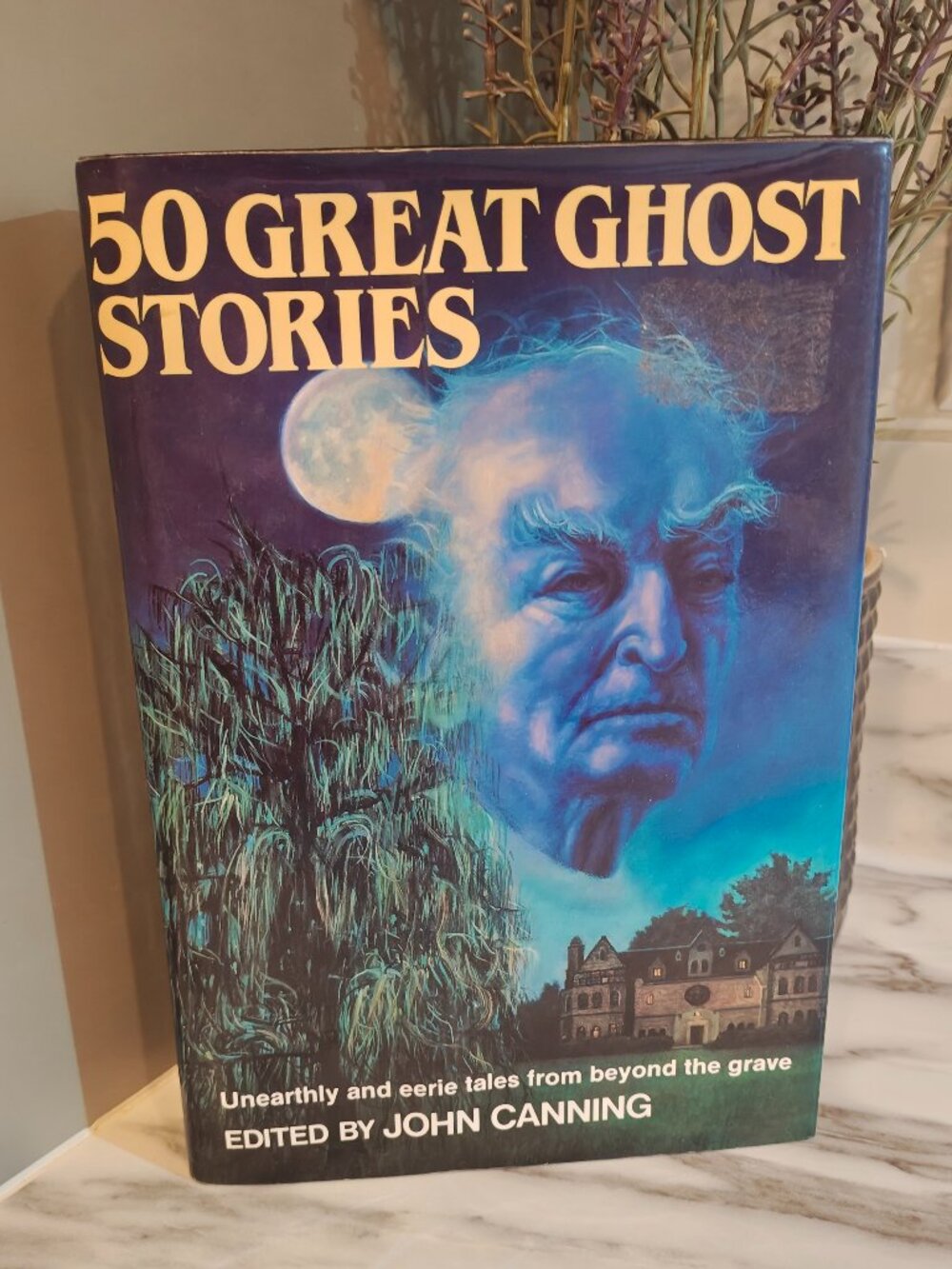50 Great Ghost Stories John Canning 1988 Vintage Hardcover Horror Supernatural B
